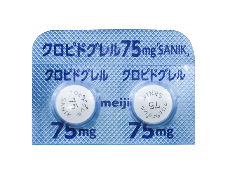 医療関係者向けジェネリック医薬品【クロピドグレル錠75mg「SANIK